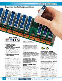 Thumbnail of document Data Sheet - OM5-WBS-2-C Compact Modular Signal Conditioner